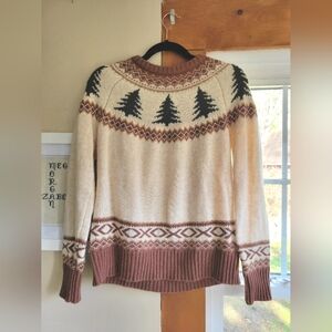 Women's Kiel James Patrick Christmas Evergreen Sweater Medium